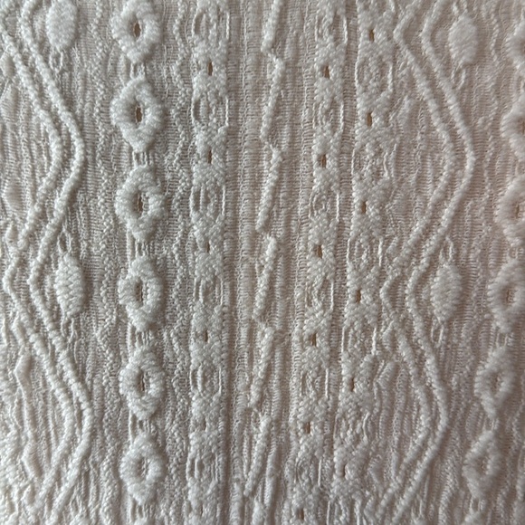 Gorgeous white peasant top medium boho angelic coquette romantic flower power - Picture 7 of 13